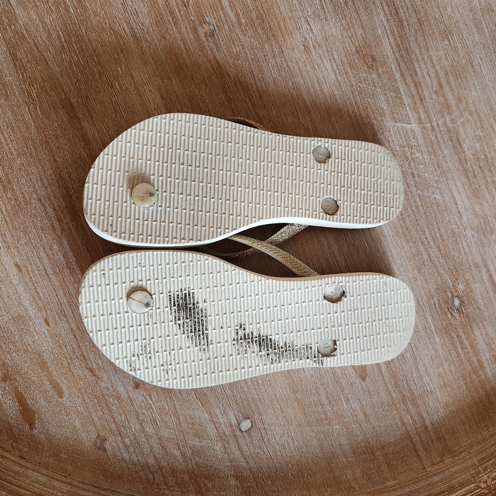 Slim Glitter II Flip Flop in Sand GreyHavaianas (35-36) - Picture 6 of 7